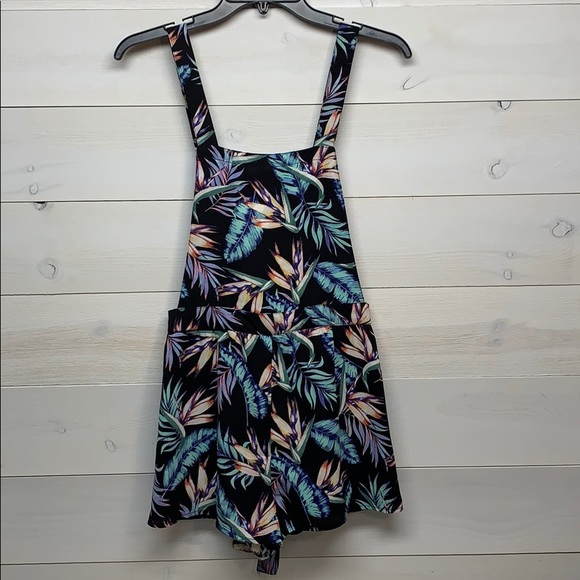 H&M Pants - H&M Divided Tropical Overall Shorts